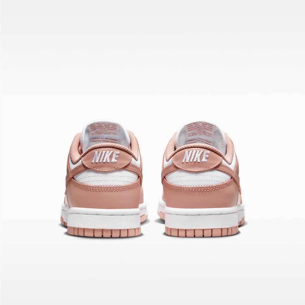 Nike White DUNK Low-Top Sneakers - Picture 8 of 9